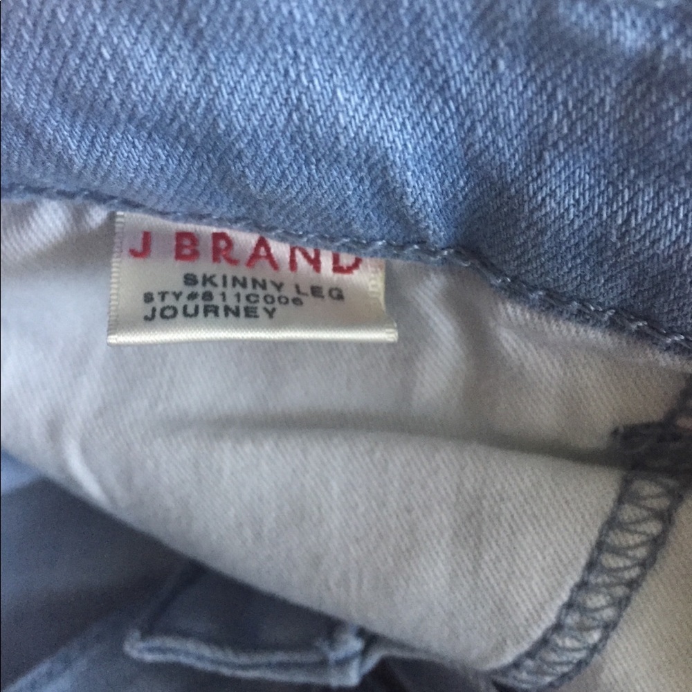 J brand skinny jeans light wash